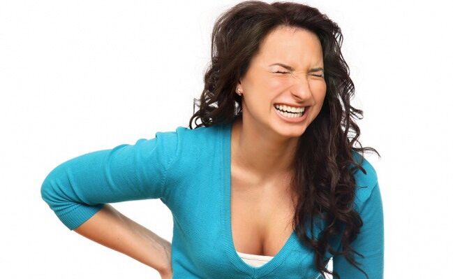 dor nas costas referida com osteocondrose torácica