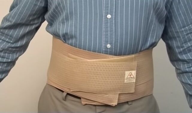 espartilho para dor lombar