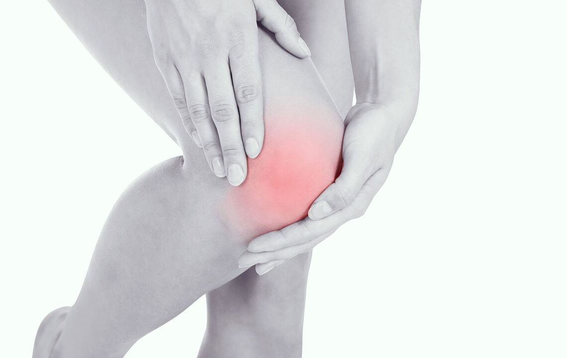 inflamação na articulação do joelho e seu tratamento com gel Hondroine